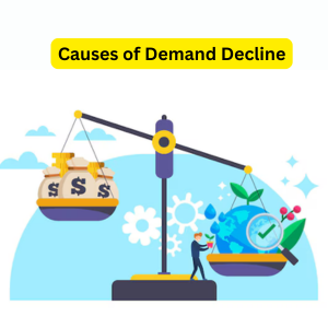 which best describes how a recession develops as demand and production decrease?