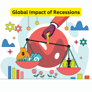 which best describes how a recession develops as demand and production decrease?